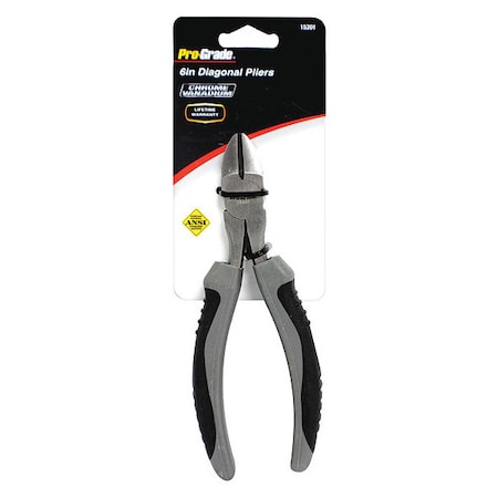 Pro-Grade Tools Diagonal Pliers, 6" 15201