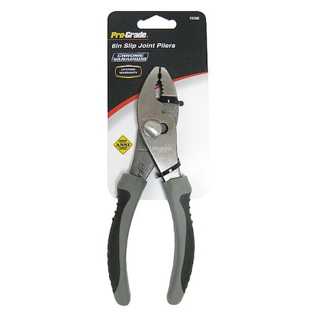 Pro-Grade Tools Slip Joint Pliers, 6" 15106