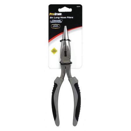 Pro-Grade Tools Long Nose Pliers, 8" 15211