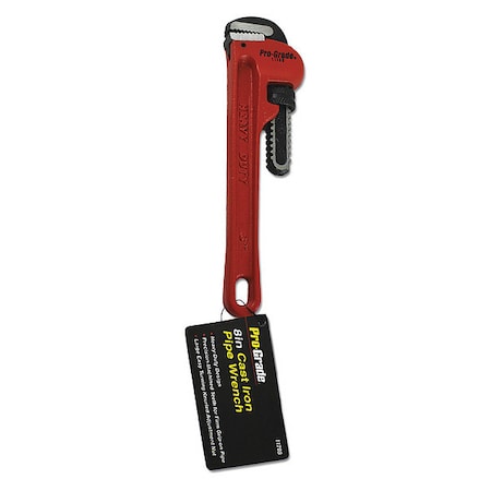 Pro-Grade Tools Wrench, 8" Pipe 11708