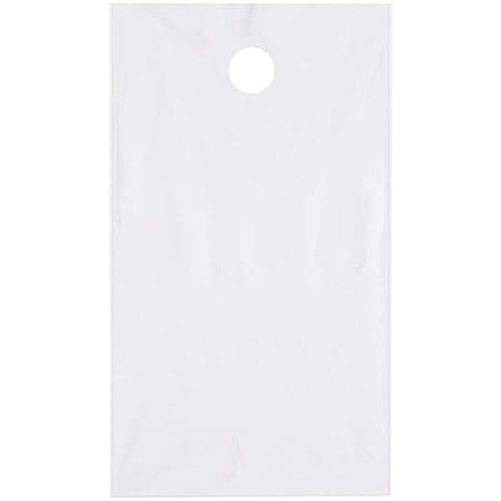 Partners Brand Poly Bags W/Doorknob Handle, 9" x 16", 1.5 mil, Clear, 1000 PK PBDK0916