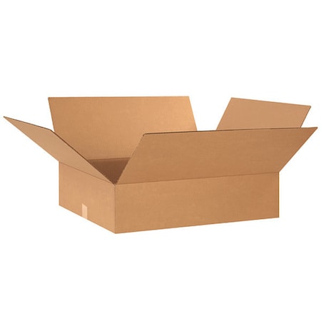 Partners Brand 25 1/4 in x 23 in x 5 in Shipping Box, Kraft, Corrugate, Single Wall, 32 ECT, 15 PK 25235R