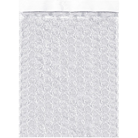 Partners Brand Self-Seal Bubble Pouches, 7" x 8 1/2", Clear, PK550 BOB78
