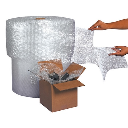 Partners Brand Perforated Air Bubble Rolls, 5/16" x 48" x 375', Clear, 1/Each BW51648P