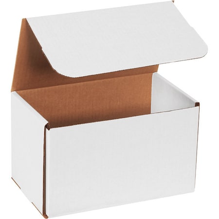 Partners Brand Corrugated Mailers, 10" x 6" x 5", White, 50/Bundle M1065