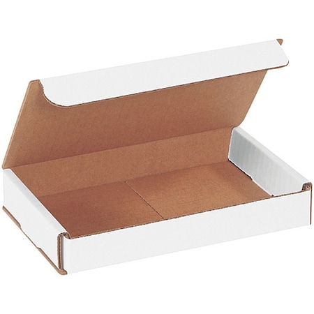 Partners Brand Corrugated Mailers, 7" x 5" x 1", White, 50/Bundle M751