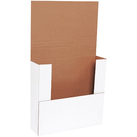 Partners Brand Easy-Fold Mailers, 12" x 11 1/2" x 3", White, 50/Bundle M12113BF