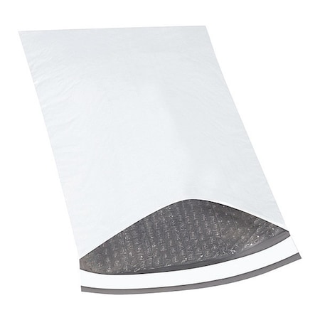 Partners Brand Bubble Lined Poly Mailers, 10 1/2" x 16", White, PK100 B836