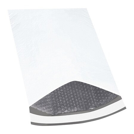 Partners Brand Bubble Lined Poly Mailers, 12 1/2" x 19", White, PK50 B839