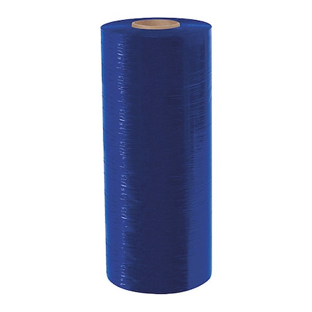 Partners Brand Stretch Film, 80G, 20" x 6000 ft., Blue, 20" W x 6000 ft L, Blue MSF2080BLUE