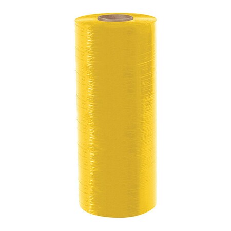 Partners Brand Stretch Film, 80G, 20" x 6000 ft., Ylw, 20' W x 6000' L, Yellow MSF2080YEL