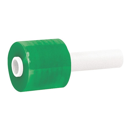 Partners Brand Bundling Film, Extended Core, 3" x 1000 ft., Green, PK18, 3" W x 1000 ft. L, 80 ga., Cast Style, Green TNBEC303GRE