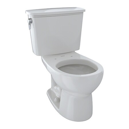 Toto Toilet, 1.28 gpf, E-Max, Floor Mount, Round, Colonial White CST743EN#11