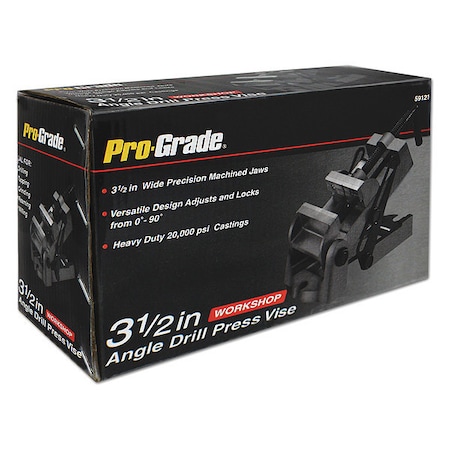 Pro-Grade Tools Angle Drill Press Vise, 3-1/2" 59121