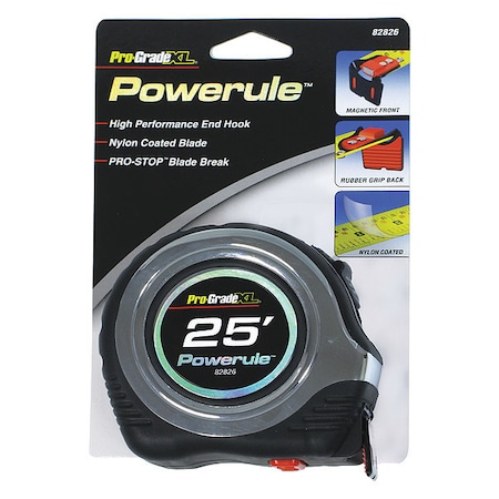 Pro-Grade Tools 25 ft. Tape Measure, 1" Blade 82826