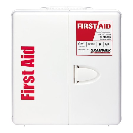 First Aid Only First Aid Kit and Housing, Plastic 241 Components, 100 People Served 54770-021