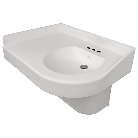 Bestcare Corner Bathroom Sink, 29"x21.75"x22" WH3776L-09