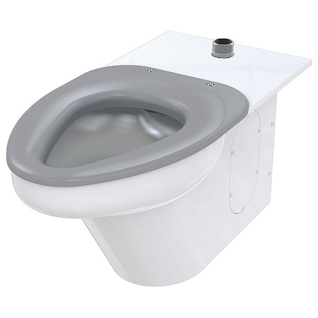 Bestcare Tank Toilet, 1.28/1.6 gpf, Gravity Fed, Floor Mount, Elongated, White WH2142-ADA-T-3-EGE10_12