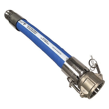 Novaflex Chemical Hose Assembly, 1" ID x 5 ft. 4600-01000-5-SS-CXE