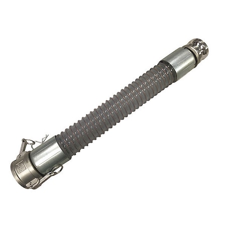 Kuriyama Food Grade Hose Assembly, 2" ID x 5 ft. 2001-200-5- C X E