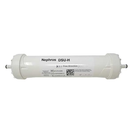 Nephros Inline Water Filter, 3 gpm, 2 1/2 in Dia 70-0285