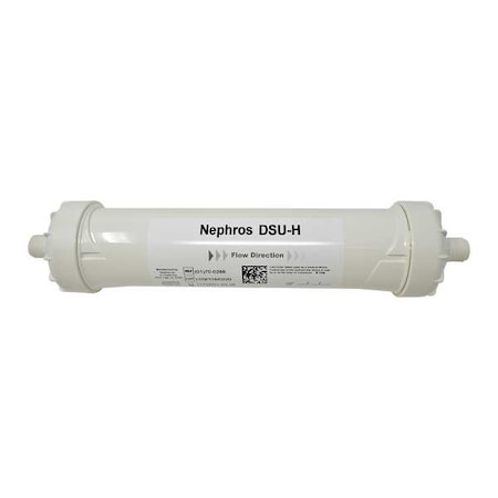 Nephros Inline Water Filter, 3 gpm, 2 1/2 in Dia 70-0286