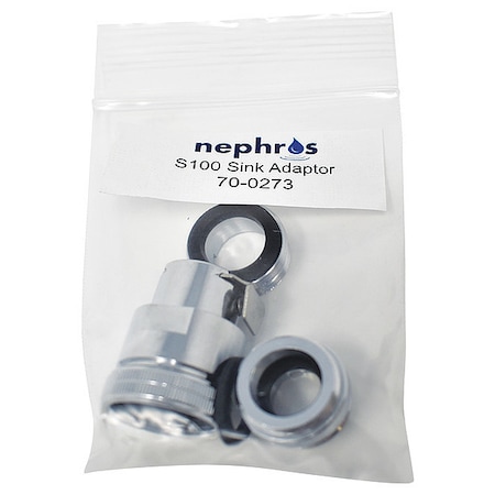 Nephros Sink Aerator Adapter, 1" 70-0273