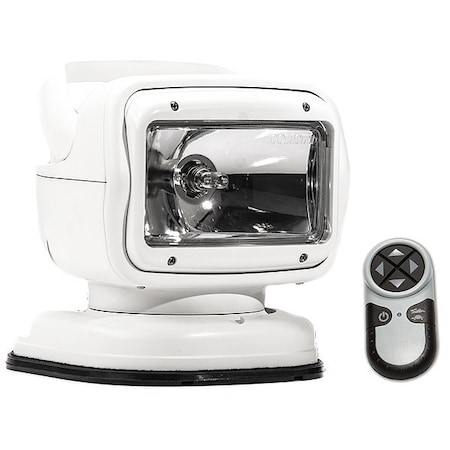 Golight Spotlight, 65W, 12V DC, 5.5A, Halogen, 7-1/4"W 7901GT