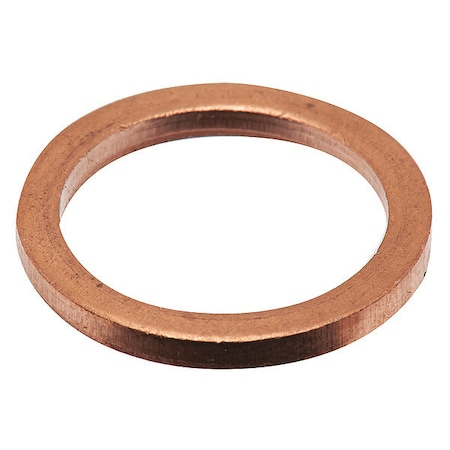 Sur&R Oil Drain, 3/4" dia., 3" W, Copper, PK10 DPG480
