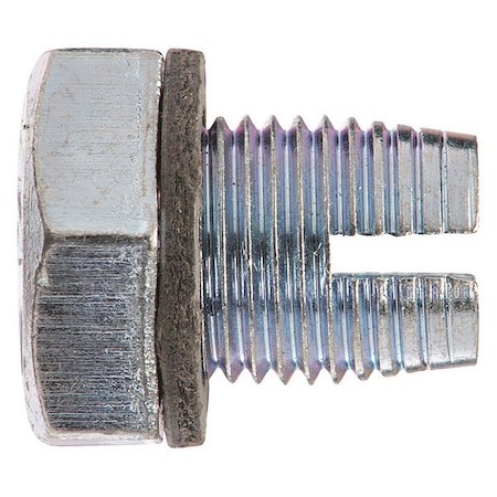 Sur&R Single Oil Drain Plug, 1/4" dia., 3" W, PK5 DP105