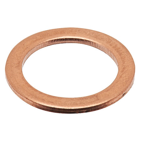 Sur&R Oil Drain, 1/2" dia., 3" W, Copper, PK10 DPG420