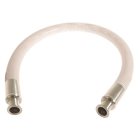 Continental Food Grade Hose, 2" ID x 5 ft., Clear NFW200-05TC-G