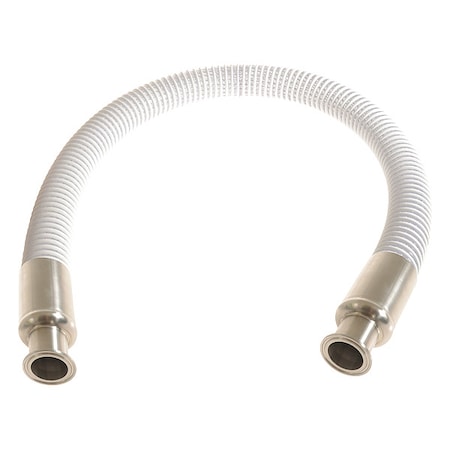 CONTINENTAL Food Grade Hose, 1-1/2" ID x 5 ft., Clear VBT150-05TC-G