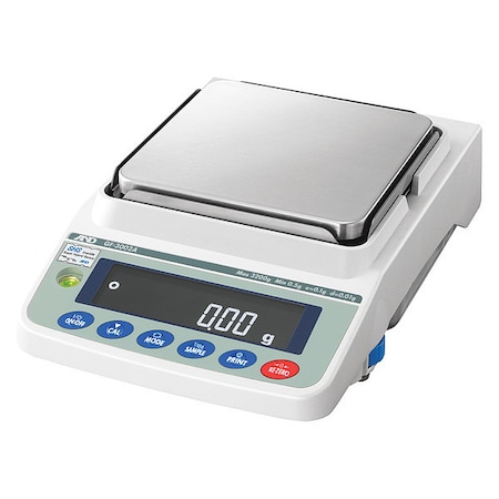 A&D Weighing Compact Bench Scale, Digital, 10200g Cap. GF-10001A