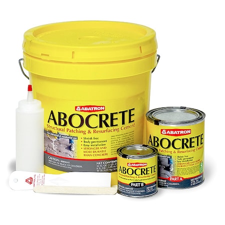 Abatron Epoxy Adhesive, Abocrete Series, Gray, 16 lb, Pail, 4:01 Mix Ratio, 6 to 10 hr Functional Cure ACK5R