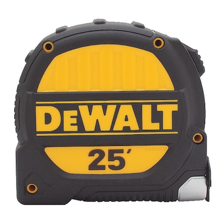 Dewalt 25 ft Tape Measure, 1 1/4 in Blade DWHT33975S