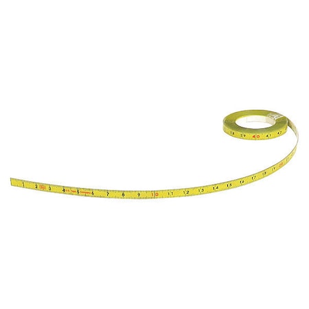 Us Tape 120 in Adhesive Tape Measure, 1/4 in Blade 59610