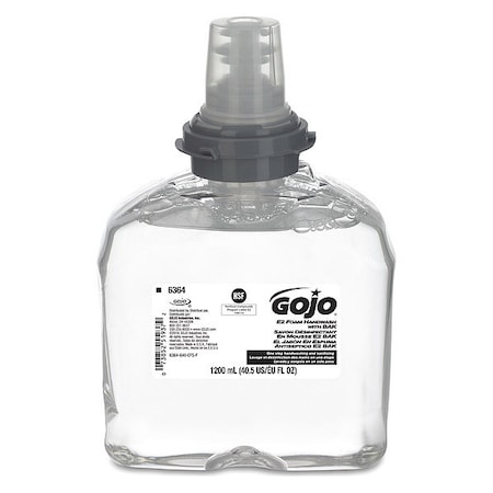 Gojo 1200 ml Foam Hand Soap Cartridge 6364-02