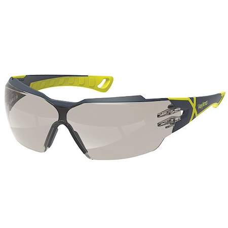 Hexarmor MX300, Safety Glasses, Anti-Fog & Anti-Scratch, Clear Lens, Gray/High Visibility Yellow Frame 11-13005-02