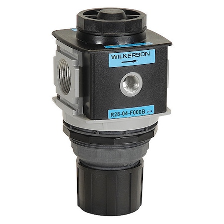 Wilkerson Air Pressure Regulator, 3/4" Pipe Size R28-06-F000B