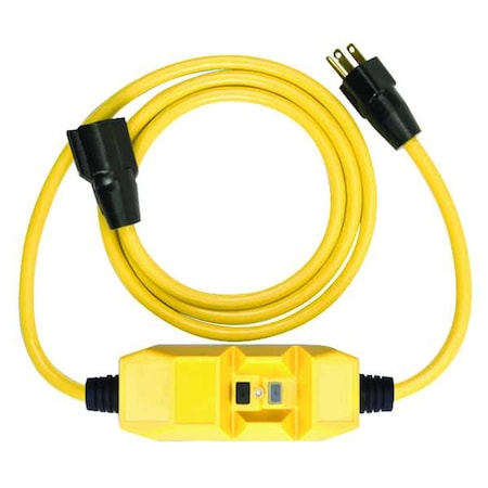 Southwire Line Cord GFCI, 6.0 ft. Cord L, Yellow 26000016-3