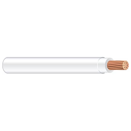 Southwire XHHW Building Wire, Copper, 12 AWG, 1C, White, Stranded, 500 ft 37102171