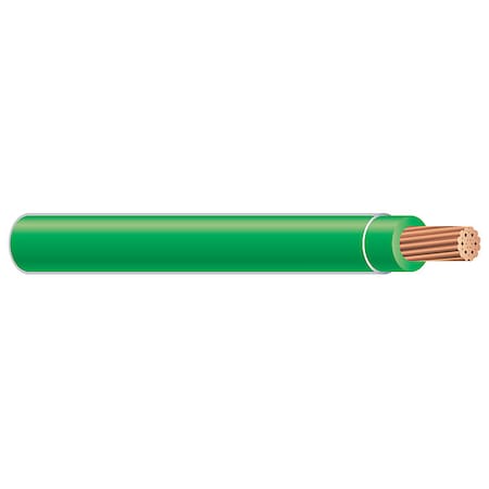 Southwire THHN Building Wire, Copper, 10 AWG, 1C, Green, Stranded, 1250 ft 58025105