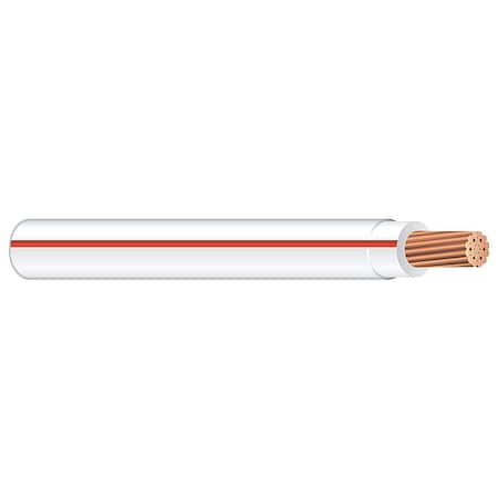 Southwire THHN Building Wire, Copper, 12 AWG, 1C, Red; White, Stranded, 2000 ft 58019405
