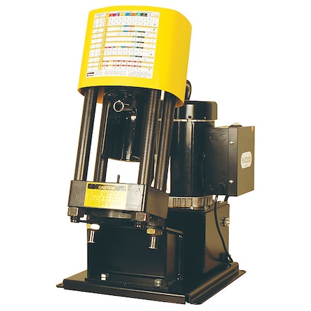 Parker Bench Mount Crimper, Force 60 ton, L 23 in 85C-KKB