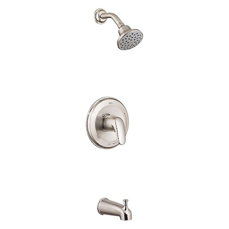 American Standard Handheld Tub and Shower Trim, Wall, Brushed Nickel TU075508.295