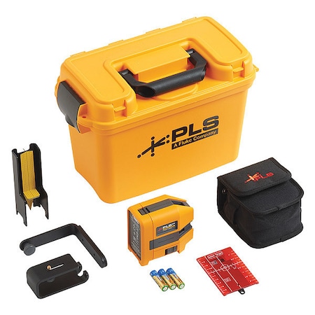 Pls Dot Laser Kit, 4-39/64" L, 2-1/2" W, Laser Color: Red PLS 5R KIT