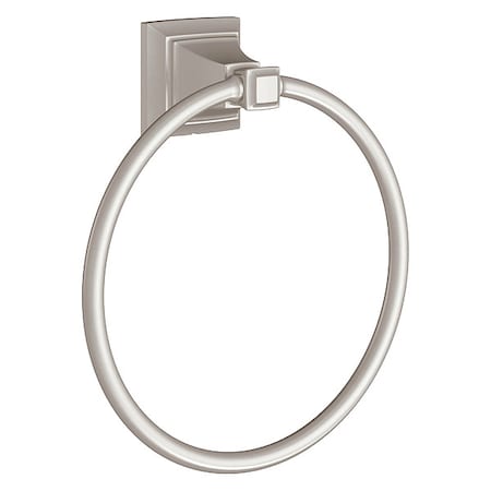 American Standard Towel Ring, Metal, Brushed Nickel 7455190.295