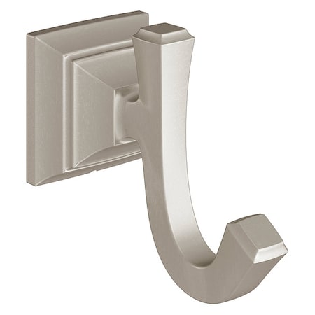 American Standard Bathroom Hook, Metal, Brushed, 2 1/4 in W 7455210.295
