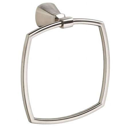 American Standard Towel Ring, Metal, Brushed Nickel 7018190.295